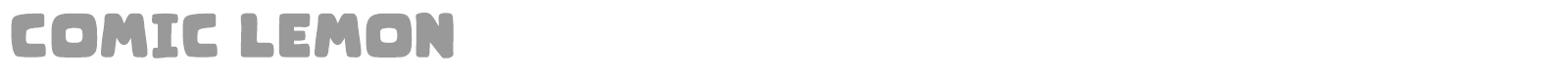 Comic Lemon font preview